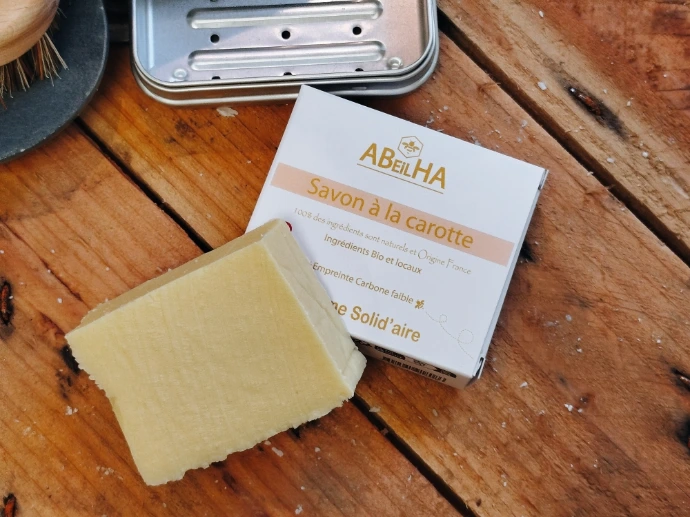 Savons bio français Abeilha fabriqués en Drôme, saponifiés à froid avec des ingrédients naturels